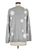 Talbots Stars Silver Pullover Sweater Size M - photo 2