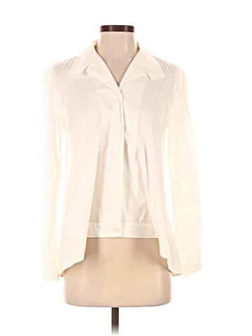 Donna Karan New York Long Sleeve Blouse (view 1)