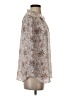 Ann Taylor LOFT Paisley Ivory 3/4 Sleeve Blouse Size XS - photo 4