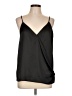 Happily Grey 100% Polyester Black Sleeveless Blouse Size L - photo 1