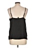 Happily Grey 100% Polyester Black Sleeveless Blouse Size L - photo 2
