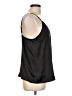 Happily Grey 100% Polyester Black Sleeveless Blouse Size L - photo 4