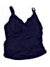 Lands' End Solid Blue Swimsuit Top Size 22 - photo 1