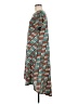 Lularoe Print Teal Casual Dress Size M - photo 5