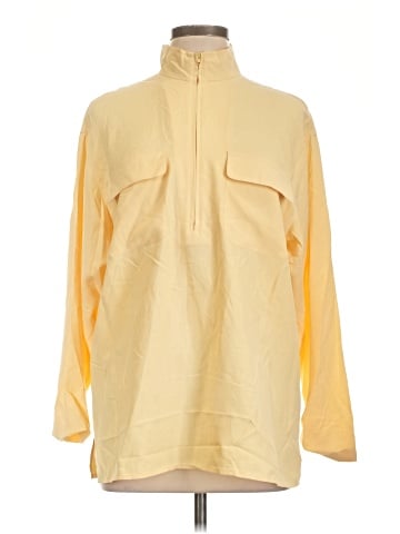 Gloria Vanderbilt Long Sleeve Silk Top (view 1)