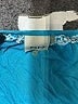 Ecru 100% Viscose Teal 3/4 Sleeve Blouse Size L - photo 7