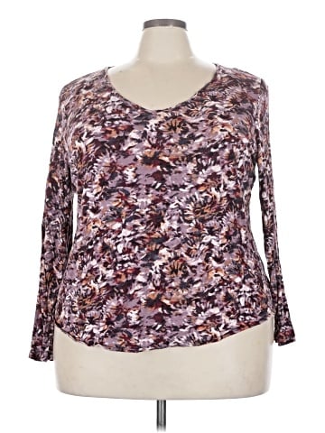 Simply Vera Vera Wang 3/4 Sleeve T-Shirt (view 1)