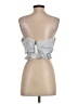 RUMORED Silver Sleeveless Top Size S - photo 2