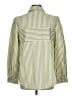Mazik Stripes Green 3/4 Sleeve Button-Down Shirt Size L - photo 2