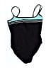 Trimshaper Color Block Black One Piece Swimsuit Size 16 - photo 1