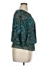 DressBarn 100% Polyester Teal 3/4 Sleeve Blouse Size 0X - photo 4
