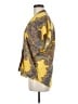 Orange Creek 100% Polyester Yellow Kimono Size M - photo 5