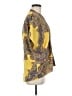 Orange Creek 100% Polyester Yellow Kimono Size M - photo 4