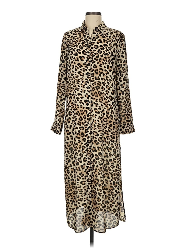 Pre-owned Chico's Casual Dress In Brown