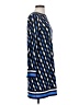 MICHAEL Michael Kors Graphic Blue Casual Dress Size S - photo 4