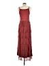 Assorted Brands 100% Polyester Burgundy Casual Dress Size M - photo 2