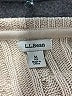 L.L.Bean 100% Cotton Tan Cardigan Size M - photo 7