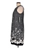 Perceptions Graphic Gray Casual Dress Size 10 - photo 5