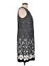 Perceptions Graphic Gray Casual Dress Size 10 - photo 4