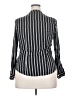 Atmosphere 100% Viscose Stripes Black Long Sleeve Blouse Size 20 - photo 2