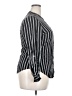 Atmosphere 100% Viscose Stripes Black Long Sleeve Blouse Size 20 - photo 4