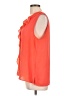 Vince Camuto 100% Polyester Orange Sleeveless Blouse Size L - photo 5