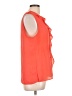 Vince Camuto 100% Polyester Orange Sleeveless Blouse Size L - photo 4