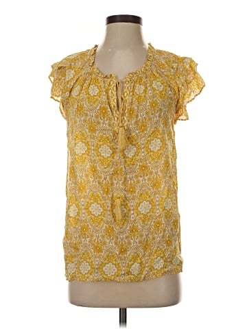 Rose + Olive Short Sleeve Blouse (view 1)