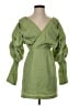 PrettyLittleThing 100% Polyester Green Cocktail Dress Size 2 - photo 1