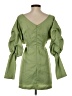 PrettyLittleThing 100% Polyester Green Cocktail Dress Size 2 - photo 2
