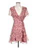 Lush 100% Polyester Paisley Pink Cocktail Dress Size S - photo 1