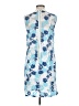 ModCloth 100% Polyester Print Blue Casual Dress Size M - photo 2