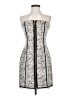 Laundry Graphic Gray Cocktail Dress Size 4 - photo 1