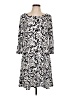 MSK Print Ivory Casual Dress Size L - photo 1