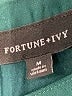 Fortune + Ivy 100% Polyester Teal Short Sleeve Blouse Size M - photo 7