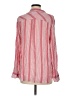 Rails Stripes Pink Long Sleeve Button-Down Shirt Size M - photo 2