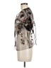 dalia Gray Short Sleeve Blouse Size M - photo 5