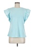 Crown & Ivy Teal Short Sleeve Top Size M - photo 1