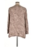 Purejill Brown 3/4 Sleeve Button-Down Shirt Size XL - photo 2