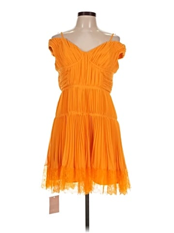 Self-Portrait Chiffon midi dress (view 1)