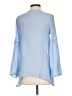Spense Blue 3/4 Sleeve Blouse Size S - photo 2