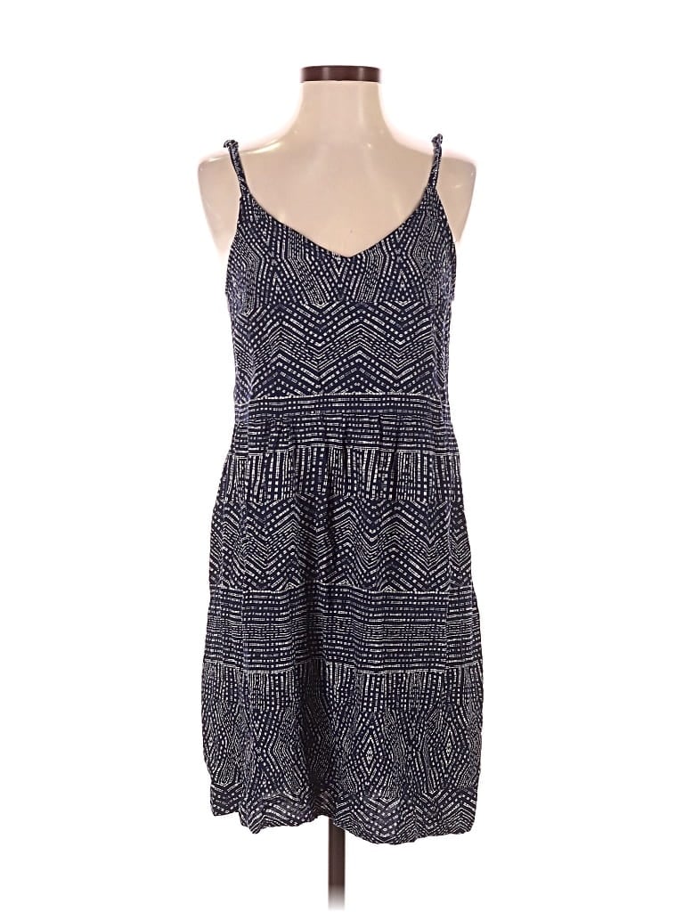 Pre-owned Rvca Casual Dress In Blue