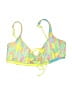 One One Print Yellow Swimsuit Top Size S - photo 1