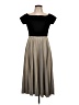 Donna Morgan Gray Casual Dress Size 10 - photo 1