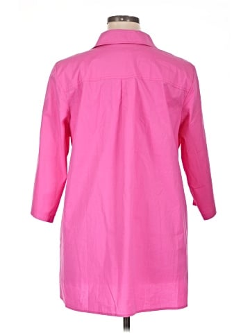 D&Co. 3/4 Sleeve Button-Down Shirt (view 2)