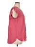 Ann Taylor LOFT 100% Polyester Pink Short Sleeve Top Size XL - photo 4