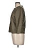 E3 by Etcetera 100% Leather Green Leather Jacket Size 6 - photo 5