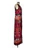Chico's Print Red Casual Dress Size Med (1) - photo 4