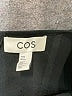 Cos Solid Black Cocktail Dress Size XS - photo 6