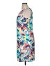 Worthington 100% Polyester Tropical Blue Casual Dress Size 14 - photo 5